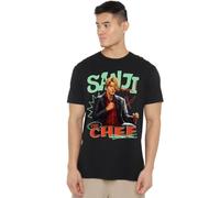 One Piece Sanji The Chef Unisex T-Shirt, Black, X-Large