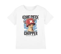 One Piece Season Two Chopper Portrait Boys T Shirt, White, 7-8 Years