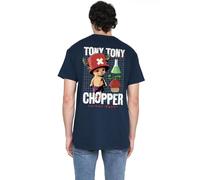 One Piece Season Two Chopper Schematic (Back Print) Unisex T Shirt, Navy, 5XL
