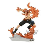 Banpresto Figure Statue One Piece Portgas D Ace Senkozekkei BP19492 - Height 9 cm - Multicolor