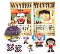 One Piece Set One Piece Gum Gum Fruit 8 Pieces, Minifigures, Stickers and Plushies