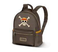 One Piece Skull-Heady Backpack, Brown, 15 x 24.5 cm, Capacity 8 L