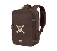 One Piece Skull-Mercury Backpack Underseat Cabin Bag 40x20x25cm, Brown, Capacity 20 L