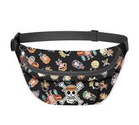 One Piece Skull-Smart Fanny Pack, Brown, 32 x 16 cm