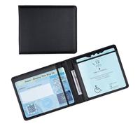One Piece Soft Leather Disabled Timer Holder Durable Leather Disabled Holder Protect Privacy Disabled Parking Permit Holder for Disabled Cover