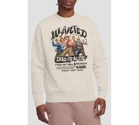 One Piece Straw Hat Crew Dead Or Alive Sweatshirt, Natural in Beige | Size: Large One Piece Beige L