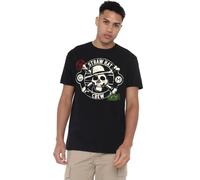 One Piece Straw Hat Crew Stamps Unisex T-Shirt, Black, XXX-Large