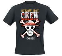One Piece Straw Hat Crew T-Shirt black S