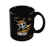 One Piece Straw Hat Logo 325Ml Mug Black/yellow (One Size)
