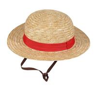 One Piece Straw Hat (One Size) (Natural)