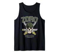 One Piece Straw Hat Pirate Hunter Roronoa Zoro Logo Anime Tank Top