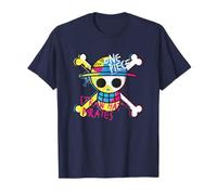 One Piece Straw Hat Pirates Colour Logo Monkey D Luffy T-Shirt