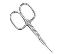 One Piece Super Small Stainless Cuticle Scissors Durable Professional Curved Cuticle Scissors Pedicure Grooming Pointed Beauty Cuticle Scissors for Men and Women