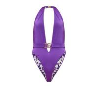 One-piece swimsuit- female- Dolce & Gabbana- Swimsuits- Purple- M- Swimwear M