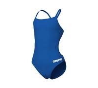 Arena Challenge Solid One Piece Swimsuit Blue Girls - 8-9
