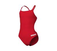 Arena Challenge Solid One Piece Swimsuit Red Girls - 8-9