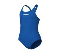 ARENA Solid Swim Pro Team Girls' One-piece Swimsuit, Quick-Drying, Sports Swimsuit in MaxLife ECO-Fabric with Chlorine Resistance and UPF 50+ UV Protection Royal-White