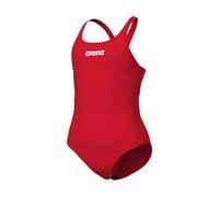 ARENA Solid Swim Pro Team Girls' One-piece Swimsuit, Quick-Drying, Sports Swimsuit in MaxLife ECO-Fabric with Chlorine Resistance and UPF 50+ UV Protection Red-White