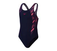 One-piece swimsuit for girls Speedo Hyperboom Splice Muscleback Bleu 8 ans
