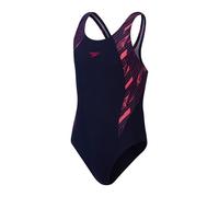 One-piece swimsuit for girls Speedo Hyperboom Splice Muscleback Blue 8 years