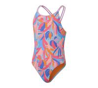 One-piece swimsuit for girls Speedo Printed Twinstrap Rose 8 ans