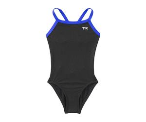 One-piece swimsuit for girls TYR Durafast Elite Hexa Noir 6 years