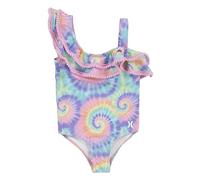 One piece swimsuit girl (0 to 4 years) - Assymetrical Ruffle