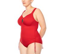 One-Piece Swimsuit with Hidden Underwires St. Tropez by Ulla 9112 34-52 B-K Red