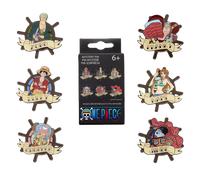 Loungefly - One Piece - Monkey D. Luffy - Tattoo Style Enamel Pin - 1 Of 6 to Collect - Styles Vary - One Piece - Blind Box Enamel Pins - Cute Collectable Novelty Brooch - for Backpacks & Bags