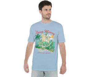 One Piece The Going Merry Adventure Awaits Unisex T Shirt, Light Blue, XXXX-Large