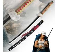 One Piece Trafalgar Law Sword Replica Brown Handle Wooden Version | 101 cm with Sheath | High Quality Decorative Sword for Cosplay & Collectors