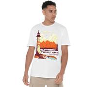 One Piece Twin Cape Reverse Mountain Poster Unisex T-Shirt, White, XX-Large