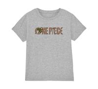 One Piece Unisex Kids One Piece Usopp Slingshot Logo Kids T Shirt, Athletic Heather T-Shirt (Pack of 1)