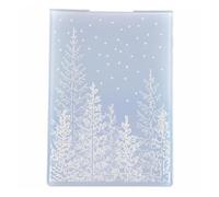 One Piece Useful Winter Woodland Embossing Plastic Rose Lace Cutting Dies Fashionable Snowfall Embossing Folder for DIY Scrapbooking Album