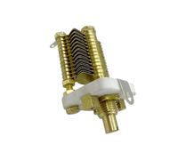 One-piece variable capacitor for easy installation and accurate capacity adjustment Compact capacitor for limited electronic configurations