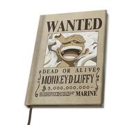 One Piece Wanted Luffy Indifferent Notebook - Multicoloured, Paper