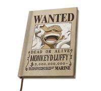One Piece Wanted Luffy Notebook multicolour Onesize
