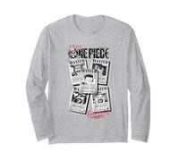 One Piece Wanted Posters Long Sleeve T-Shirt