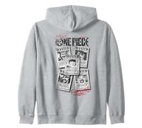 One Piece Wanted Posters Zip Hoodie