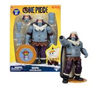 One Piece Wapol 6.5″ (16.5 cm) Action Figure with 4 Accessories. Includes Swappable Cannon Head, Detachable Arm Cannon, Cape, and Berry Coin Display Base