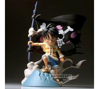 BANPRESTO Monkey D. Luffy One Piece - World Collectable Log Stories Action Figure, 8 cm, Multicoloured, BP89295P