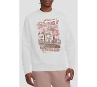 One Piece Welcome To Whisky Peak Sweatshirt, White | Size: Medium One Piece White M