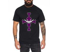 One Piece Whitebeard Flag Men T-Shirt Nerd in, Colour:Schwarz;Größe2:X-Large Black