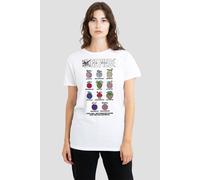 One Piece Women's Devil Fruits T-Shirt, White | Size: Large One Piece White L