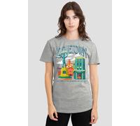 One Piece Women's Loguetown The Beginning & The End Tee, Athletic Heather in Light Grey | Size: 2XL One Piece Light Grey 2XL