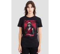 One Piece Women's (Netflix) Luffy Etched Portrait T-Shirt, Black | Size: 2XL One Piece Black 2XL