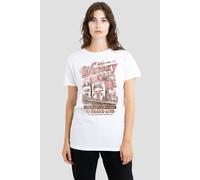 One Piece Women's Welcome To Whisky Peak T-Shirt, White | Size: Small One Piece White S