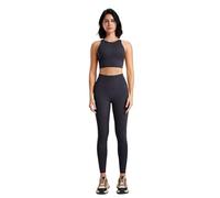 One-Piece Yoga Suit Naked Yoga Pants Set Clothing High-waisted Peach To Lift The Buttocks Fitness Suit Female Bra(Gray set,S)