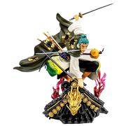 One Piece Zoro Anime Figure Anime Model Desk Decoration Action Figure Sauron Three Thousand Swords Style Statue Figure Roronoa Zoro