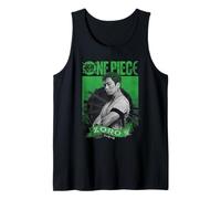 One Piece Zoro Etched Portrait Tank Top